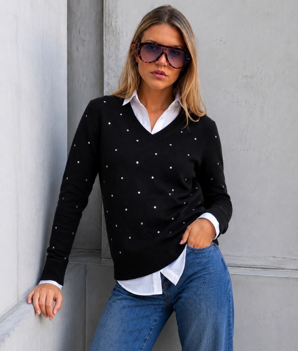Sweater SENA Bremer c/ Strass GU615