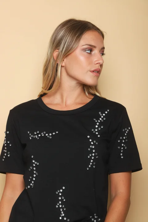 Remera KAITI C/ Piedras Colores GUK70071