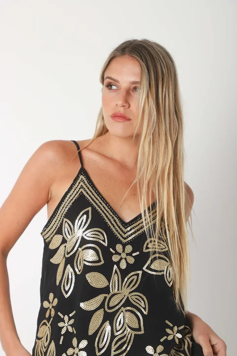 Musculosa REINIS Gasa c/canutillos GUK70130