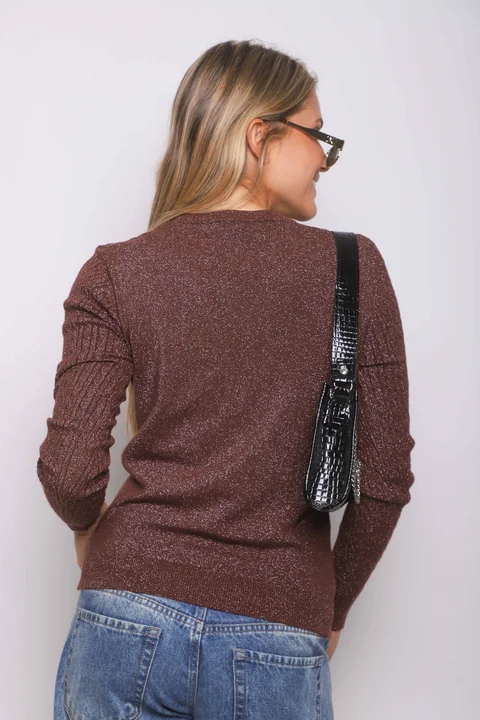 Sweater KALU Trenzado Lurex GUL656
