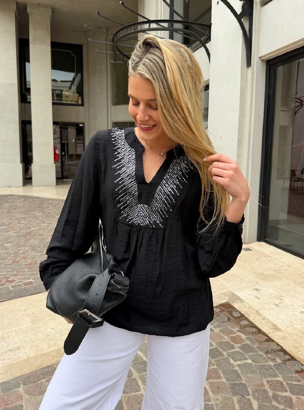 Blusa GUILBOA Bordada GU 6217