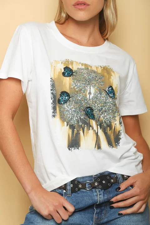 Remera Olive c/Lentejuelas GUJ5220