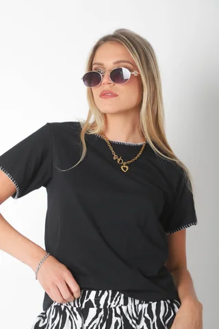 Remera KARTER de Jersey c/ Costura Contratono GU5206 - Vista 4