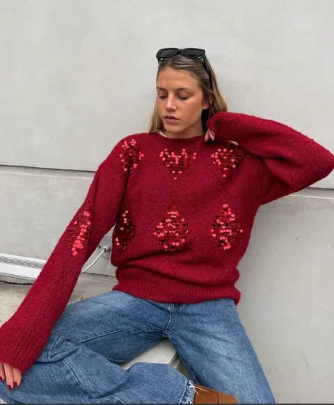 Sweater LUTIER Bordado GU405835