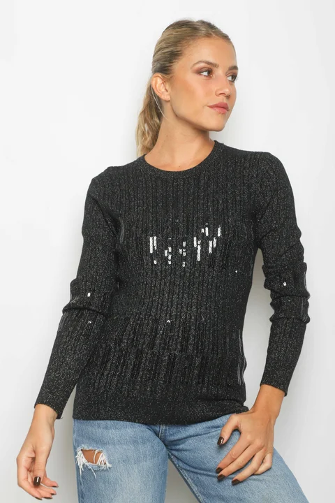 Sweater DINORA Lurex c/ Lentejuelas GU828