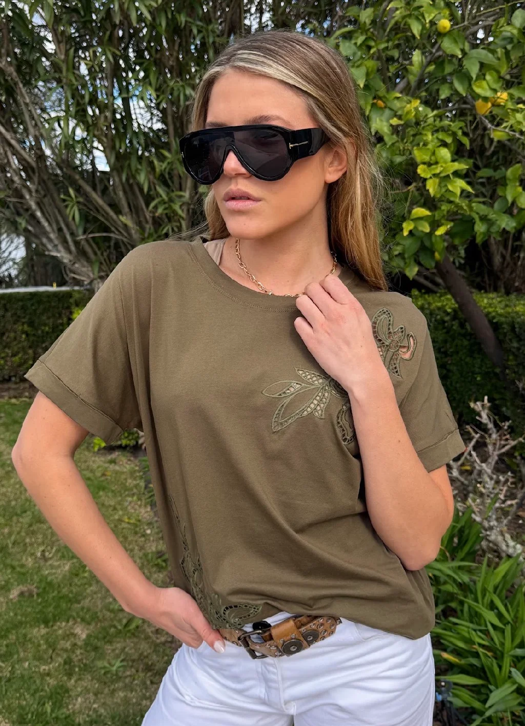 Remera DENCEL Bordada GU10712