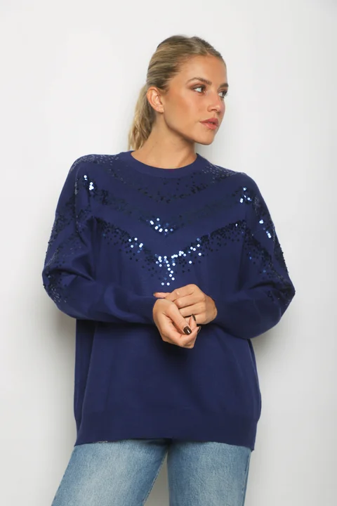 Sweater ANBAR c/ Brillos GU67701