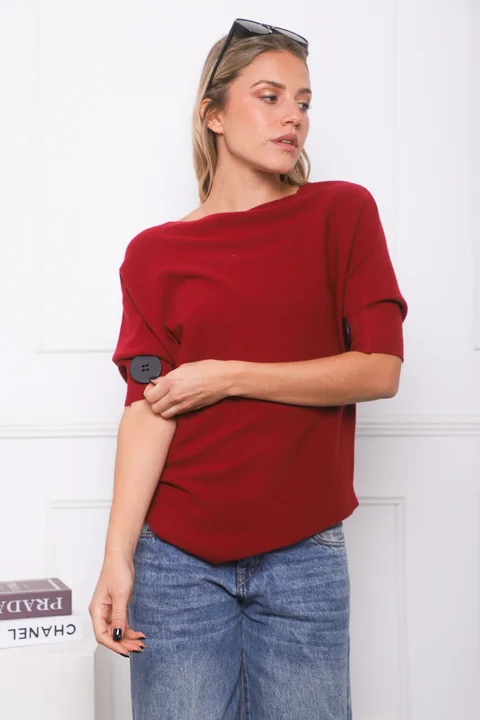 Sweater NICE Bremer Manga 3/4 y Botones GU817