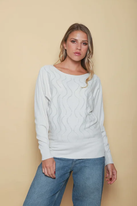 Sweater Vibes Bremer c/ Strass GU37120