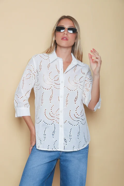 Camisa Marroqui Bordada GUK70024