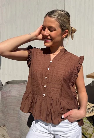 Blusa MURAI Broderie GUV54 - Vista 5