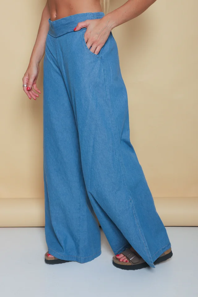 Maxi Palazo Denim SUMMER BLUE