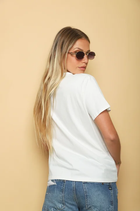 Remera SELF LOVE PRINT C/ Piedras GUJ5221