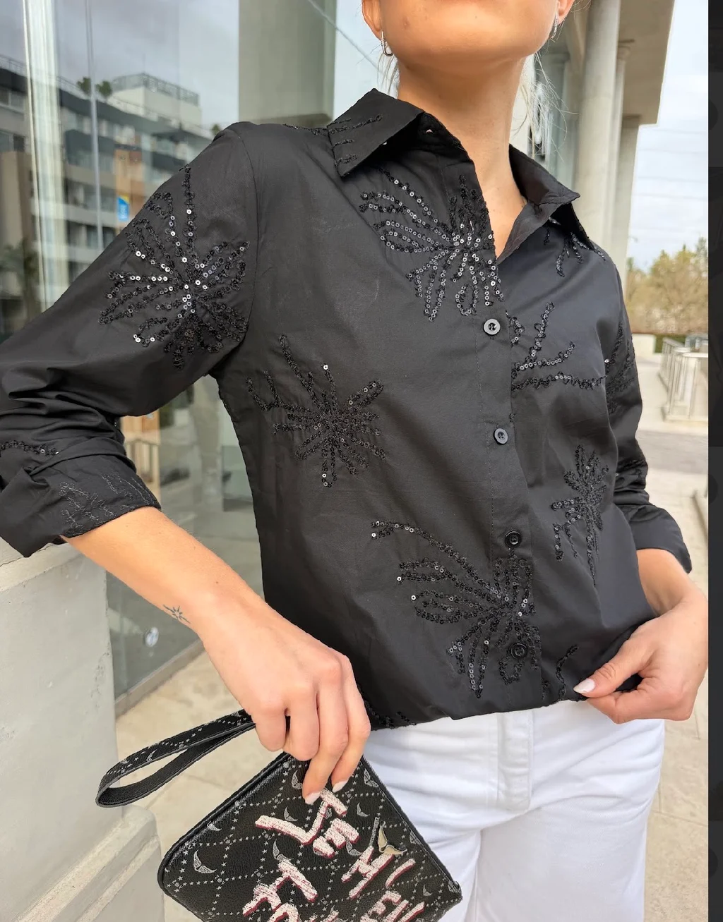 Camisa FLORENTINA Bordada GU278768