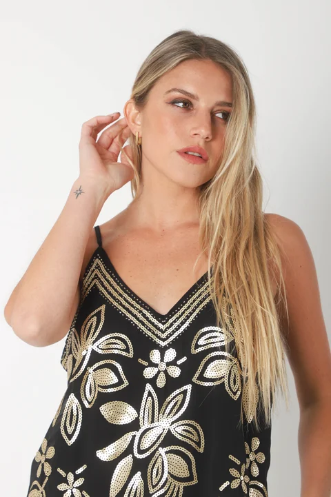 Musculosa REINIS Gasa c/canutillos GUK70130