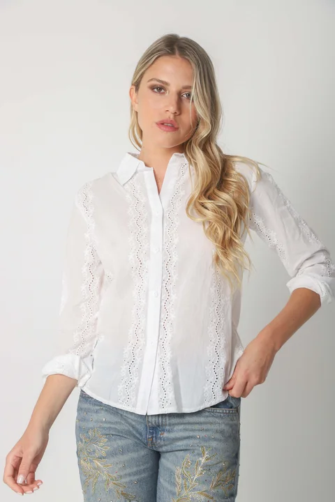 Camisa KAINE Broderie GUK70132