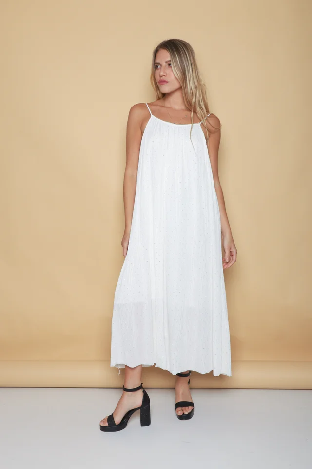 Vestido Orily Amplio con Piedras GU40-2