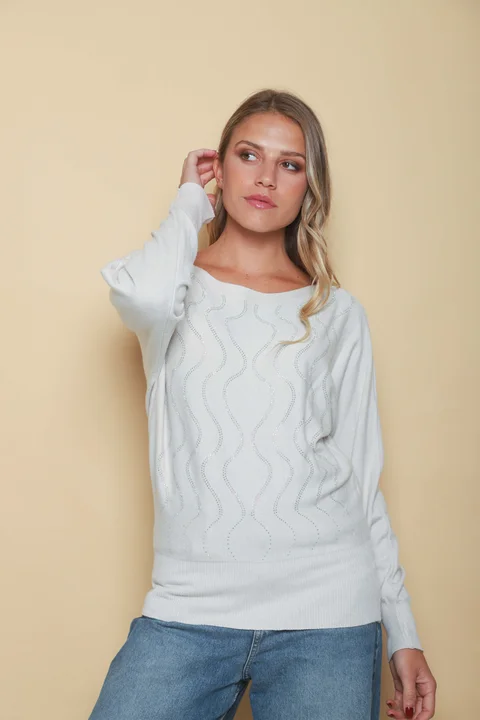 Sweater Vibes Bremer c/ Strass GU37120