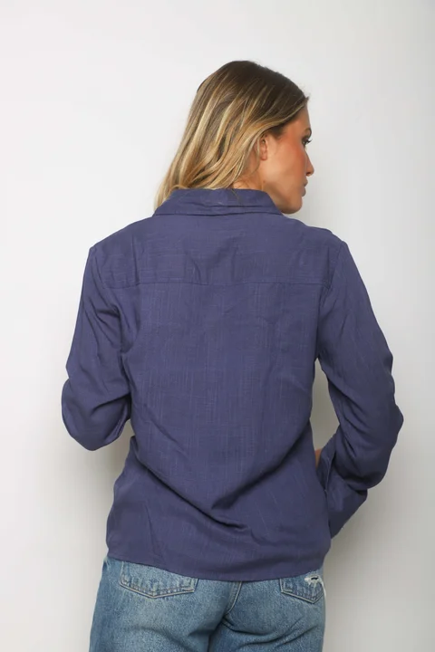 Camisa BANGKOK Lino c/tachas GUP33011