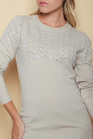 Sweater Karner Bremer c/ Piedras GUL650 - Vista 4
