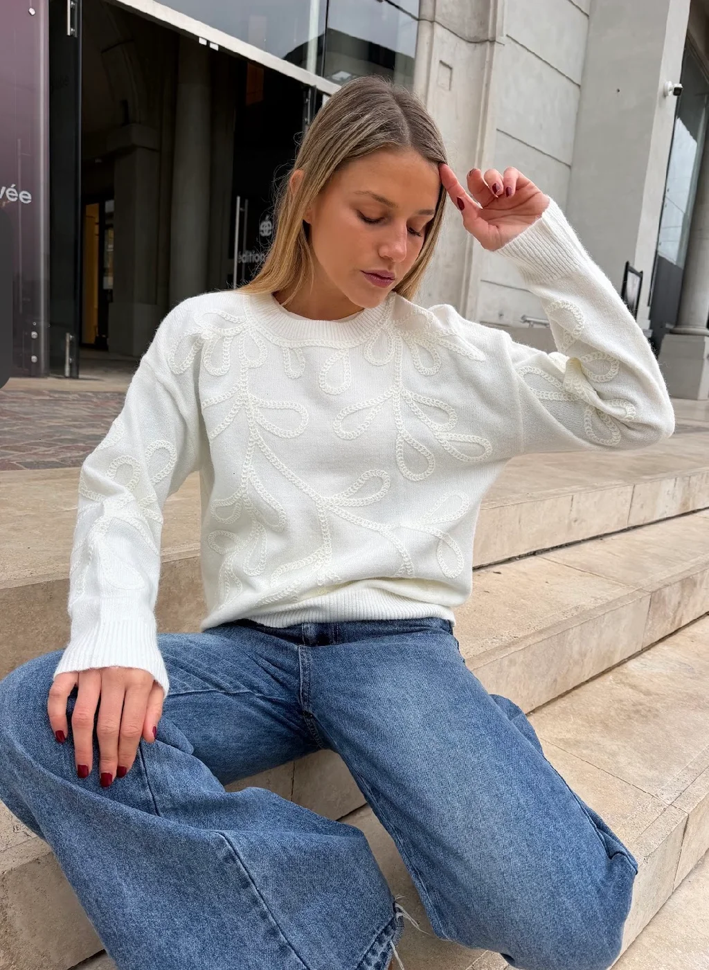 Sweater KALESY c/ Bordado GU405836