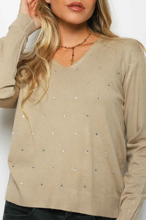 Sweater SENA Bremer c/ Strass GU615