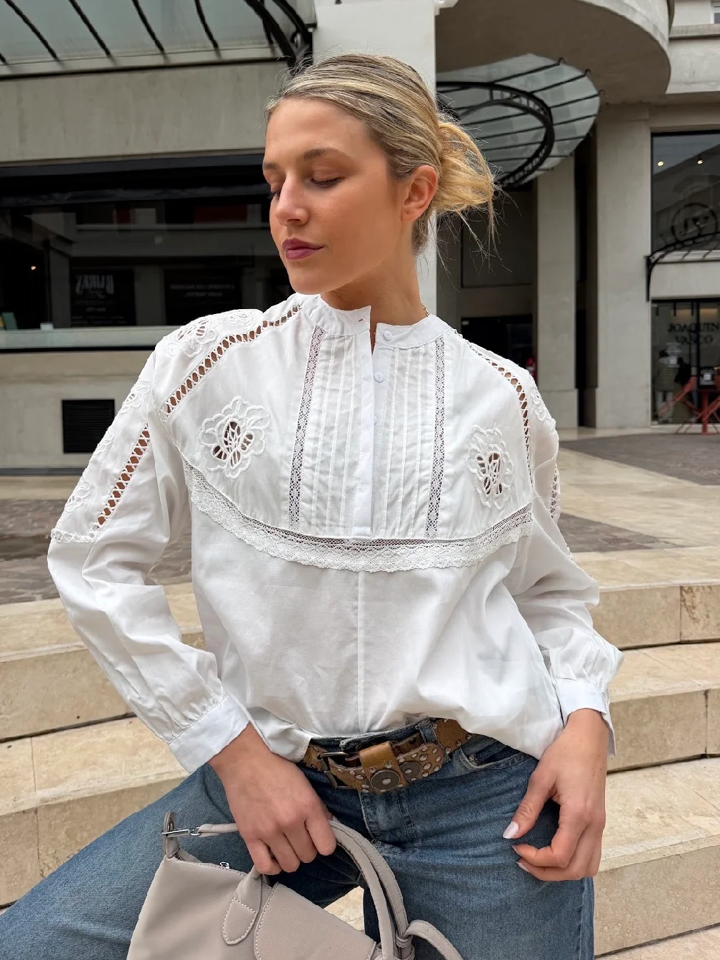 Camisola VARU Tablitas Y Bordado GU70260