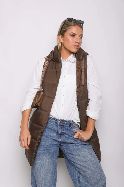 Chaleco Largo Botones ALPES GU98507