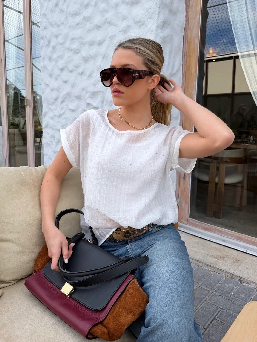 Remera ALICE Premium Bambula con Strass GU6222