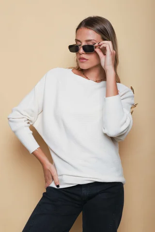 Sweater DOROTY c/aplique GUL820 - Vista 5