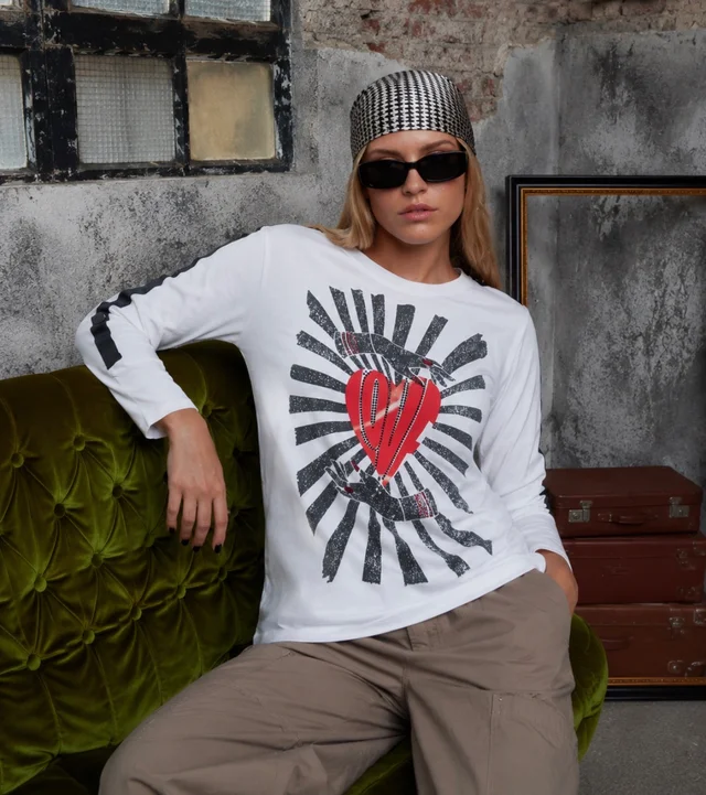 Remera KOTAO Manga Larga c/ Botones en Mangas GU5124