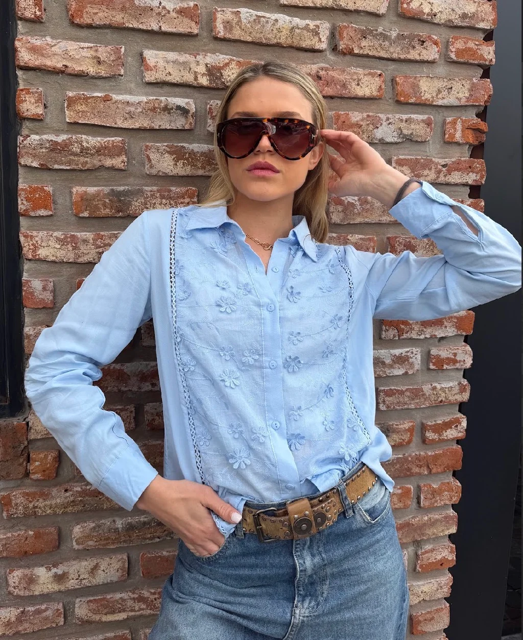 Camisa NIZA Bordada GUK148