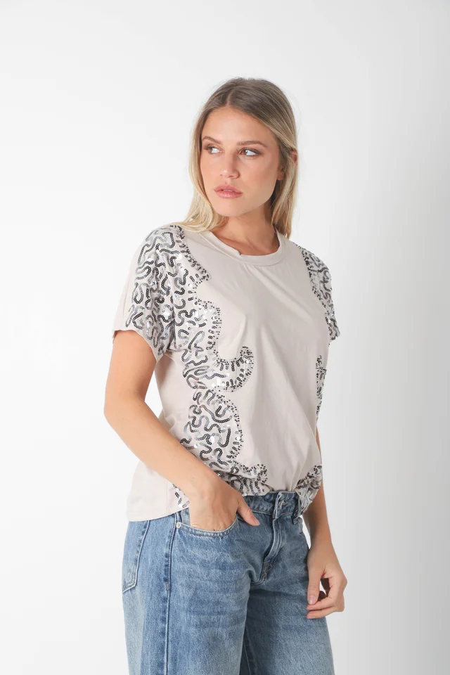 Remera KALSEN C/Lentejuelas GUK70136