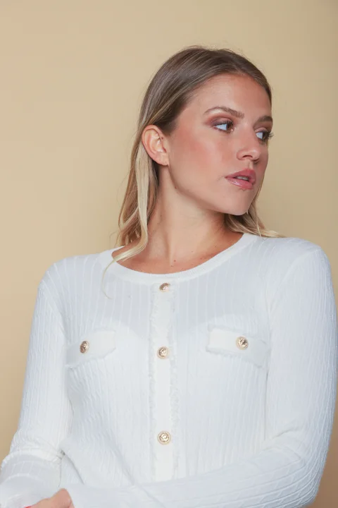 Sweater Saco MONTECARLO Bremer con Botones GU37123