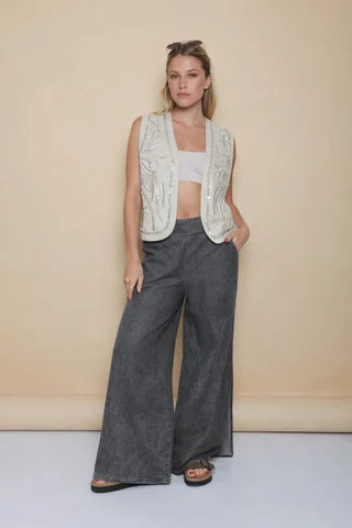 Maxi Palazo Denim  - Vista 5