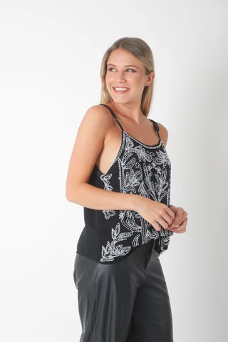Musculosa JULIA Gasa c/bordado GUK70115 - Vista 4