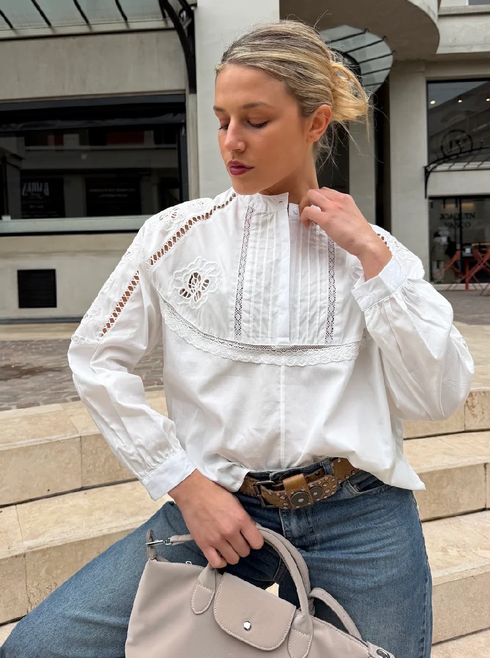 Camisola VARU Tablitas Y Bordado GU70260