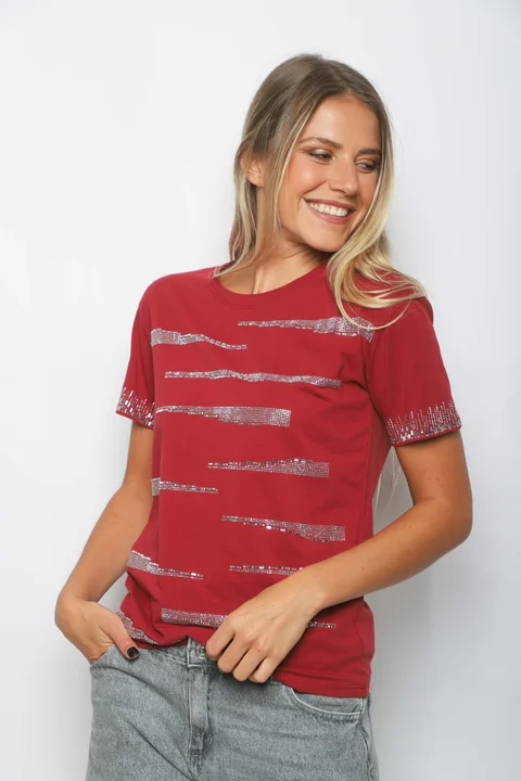 Remera SIDNEY c/strass GV919307