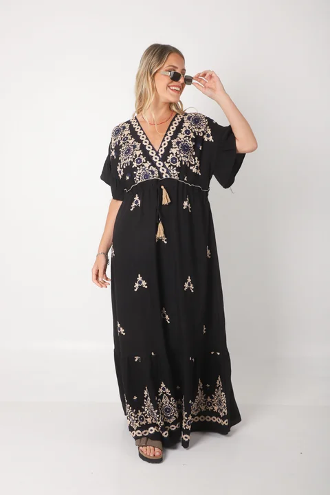 Vestido ZARAGOZA Bordado GU0533