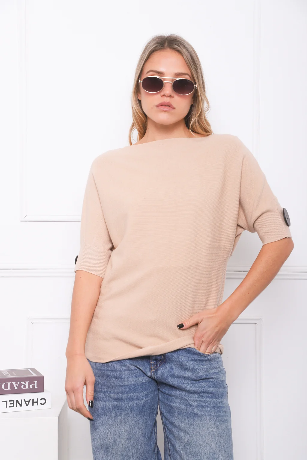 Sweater NICE Bremer Manga 3/4 y Botones GU817
