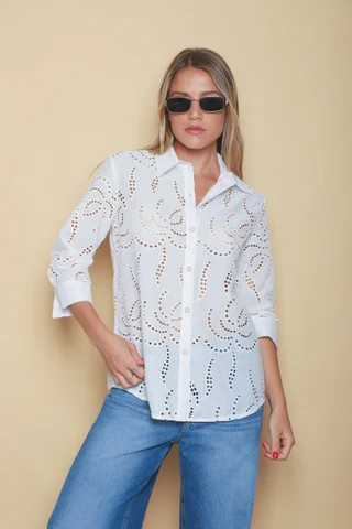 Camisa Marroqui Bordada GUK70024 - Vista 1