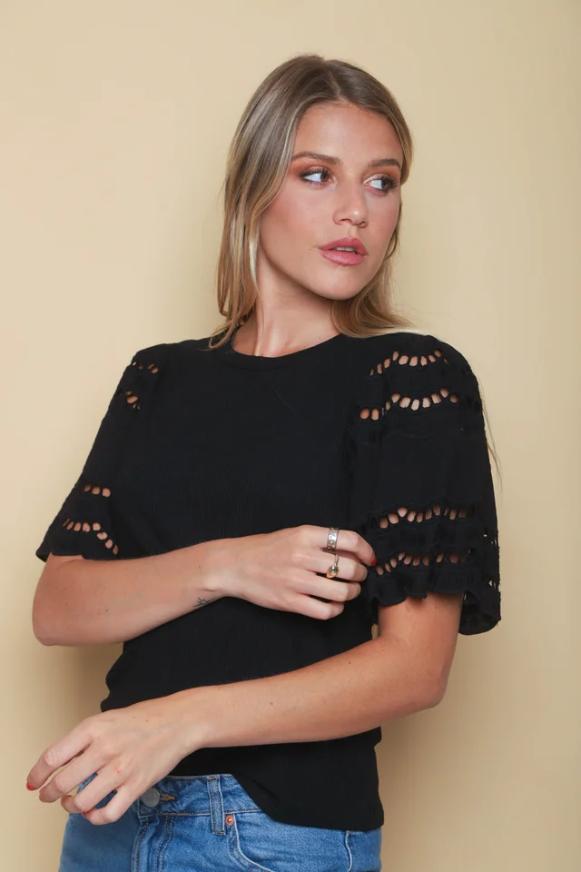 Remera REBEL Morley c/broderie GUK70121