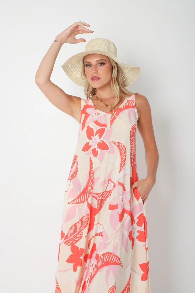 Vestido Joy Paradise con Bolsillos