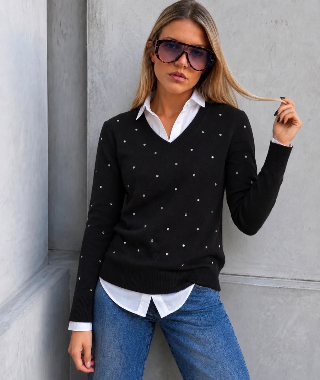 Sweater SENA Bremer c/ Strass GU615