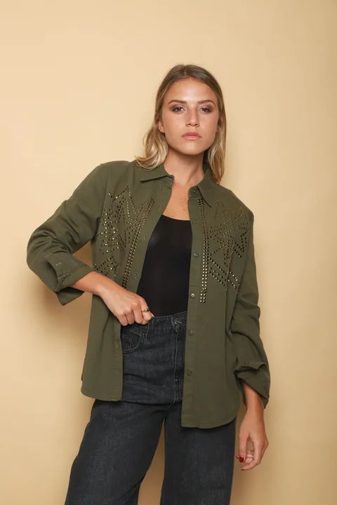 Camisaco Golden Stars Gabardina GUK70095