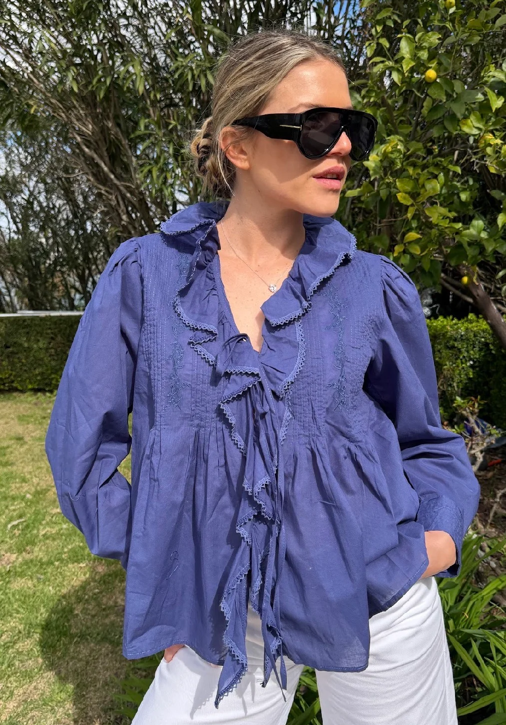 Camisa CARLY Con Volado GU70257