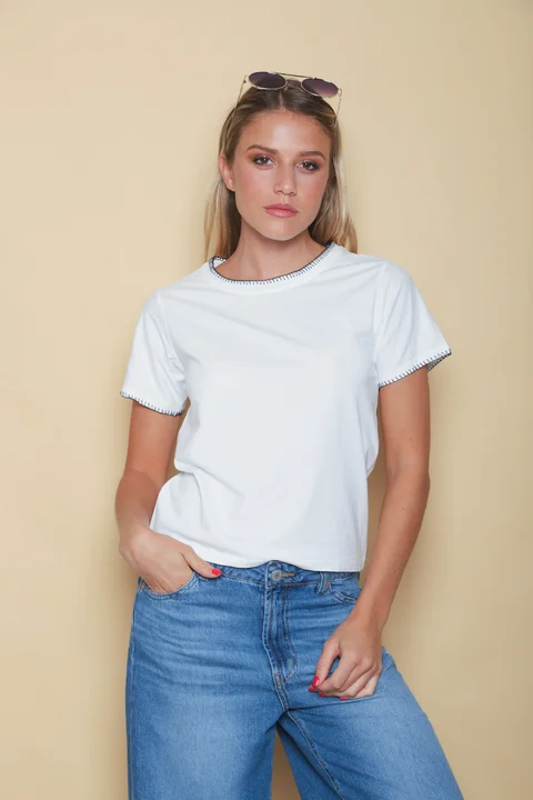 Remera KARTER de Jersey c/ Costura Contratono GU5206