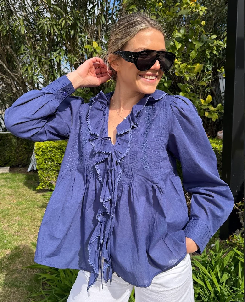 Camisa CARLY Con Volado GU70257