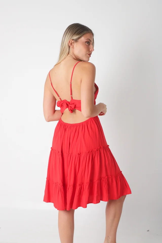 Vestido Jazz Guipiure con Lazo Colours GUK141