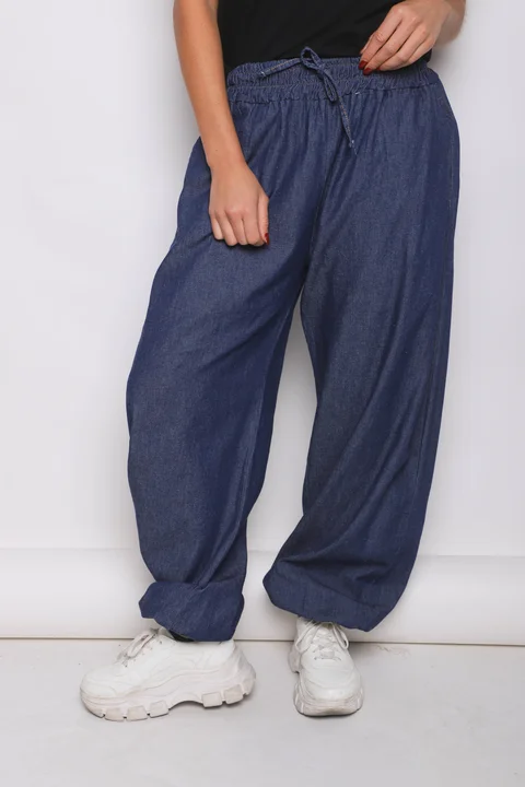 Pantalon Aladin Denim Jogger c/ Bolsillos